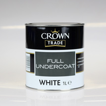 CROWN TRADE PAINT UNDERCOAT WHITE 1L 5027125