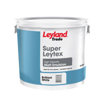 LEYLAND SUPER LEYTEX BRILLIANT WHITE 10LTR