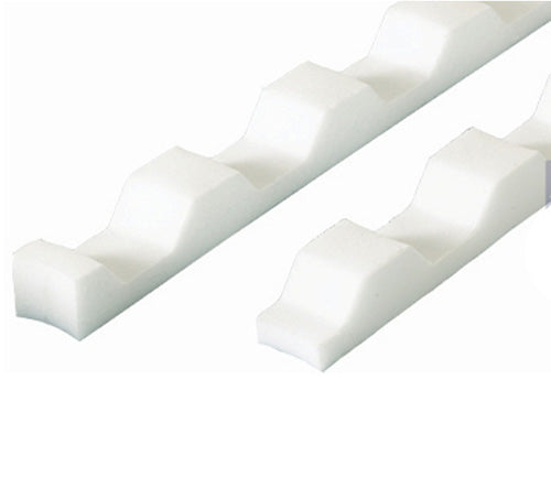 White foam eaves fillers for roofing, insulation, and building material supplies