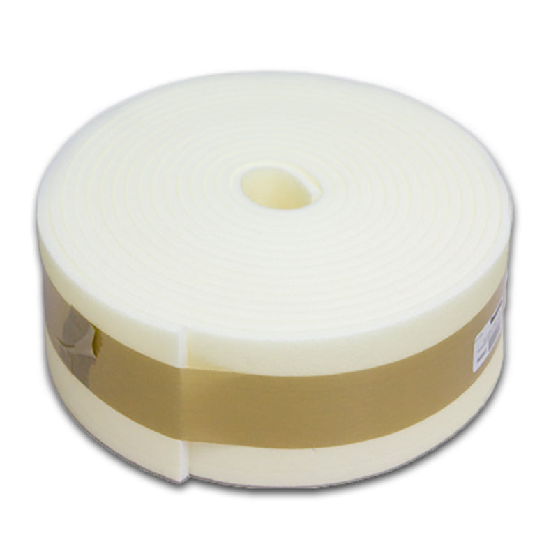 White foam expansion joint roll for building and construction applications