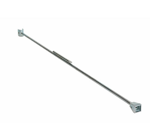 Galvanized steel adjustable building prop for construction and DIY support