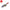 Masonry trowel with red and black handle for bricklaying, isolated on white background