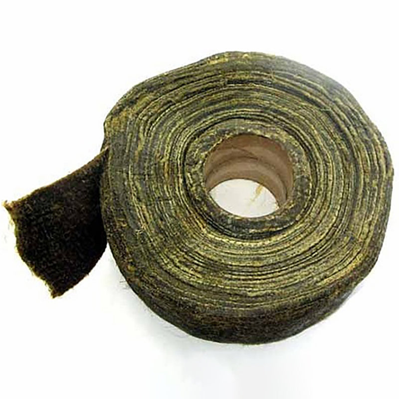 Roll of black bitumen felt tape for roof and building waterproofing