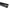 Black plastic half-round guttering section for drainage and rainwater systems