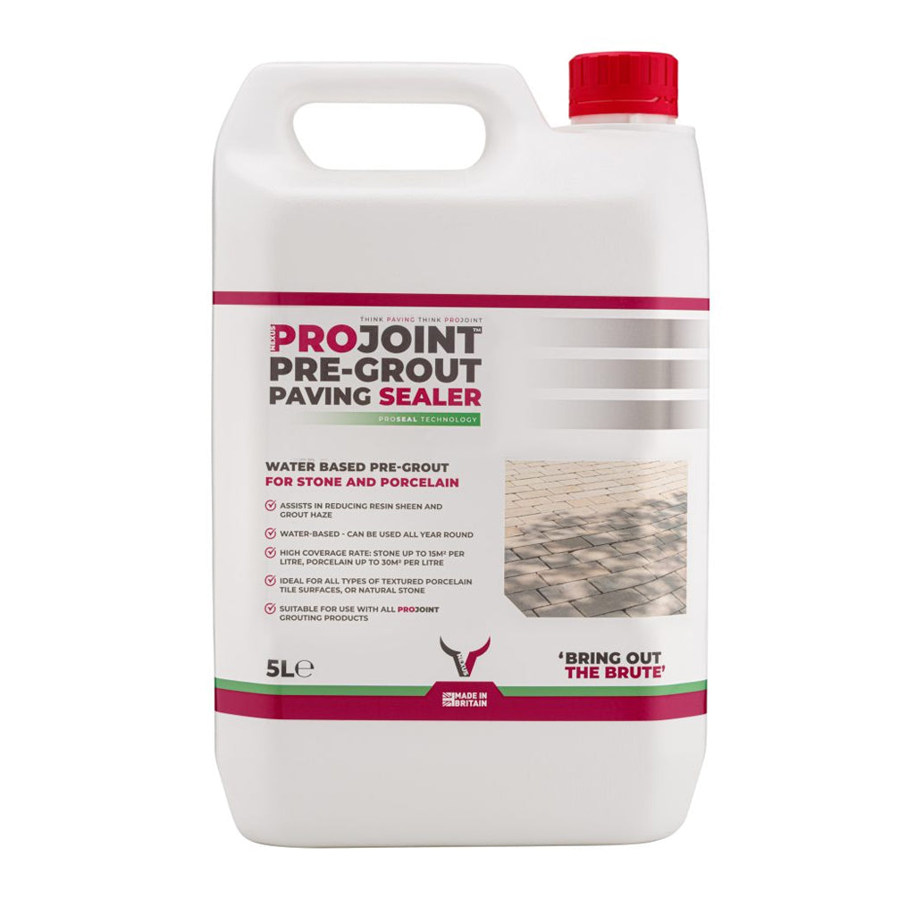 PROJoint pre-grout paving sealer 5L container for stone and porcelain protection