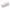 Paint roller sleeve with white and pink fluffy texture for decorating and DIY projects