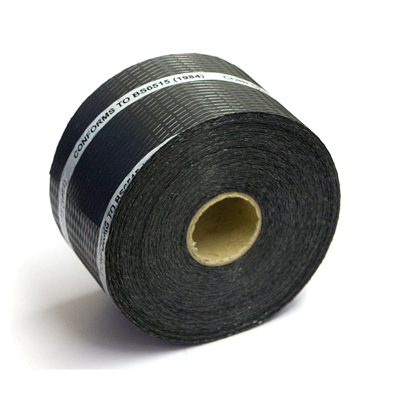 Black damp proof course DPC roll for building and construction materials