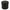 Black plastic underground drainage access chamber with secure screw lid