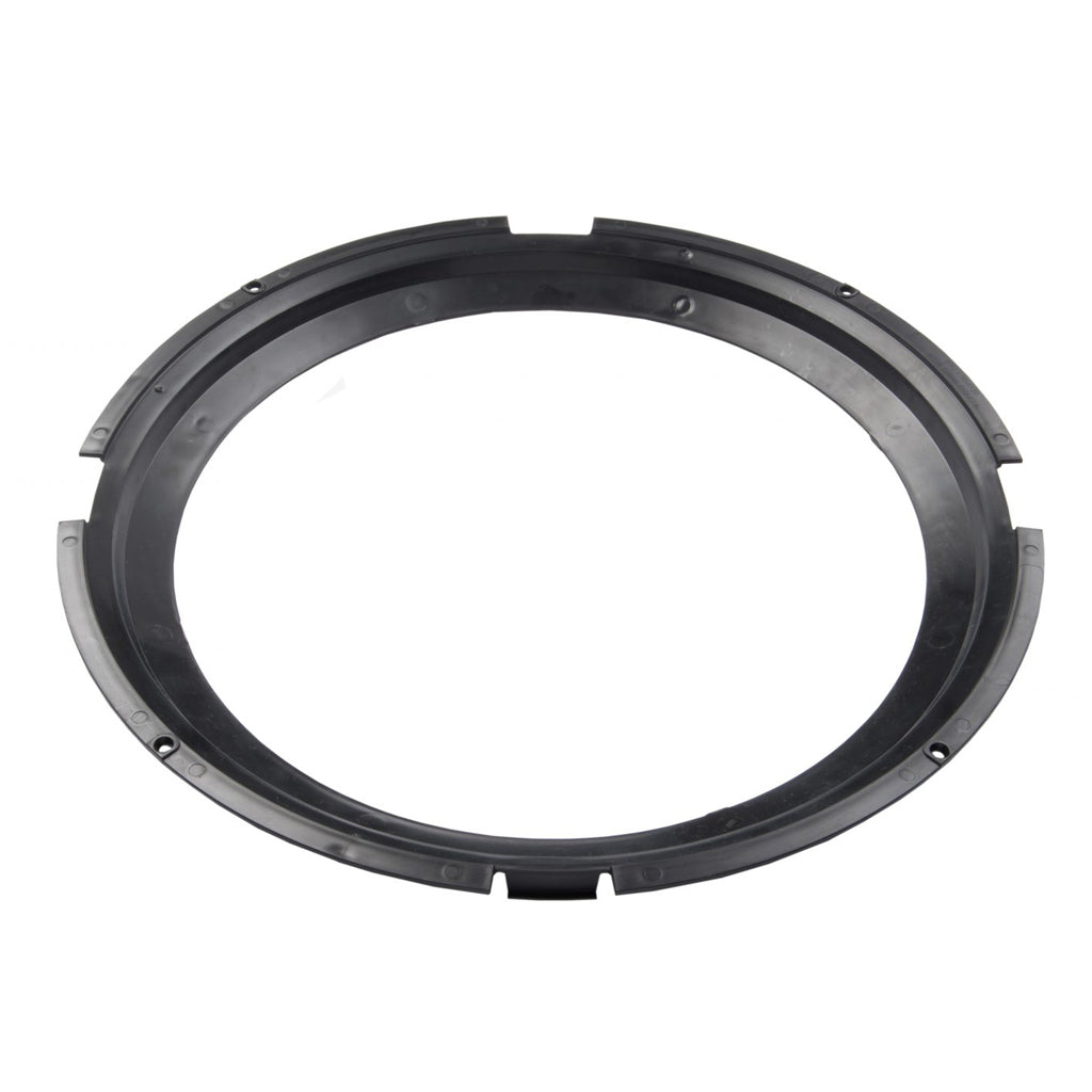 Black plastic inspection chamber riser ring for drainage and building materials