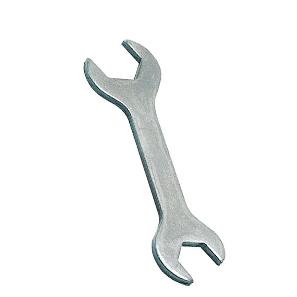 Double-ended open spanner tool for building and DIY hardware tasks
