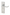 Frisco Victorian Scroll Lever Door Handles – Lock Set – Satin Chrome