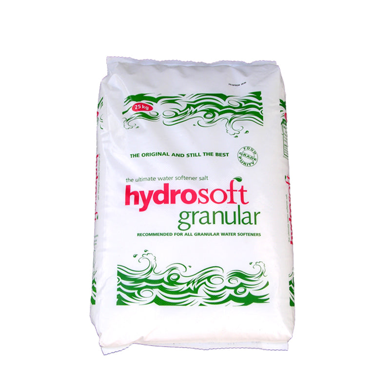 25kg bag of Hydrosoft granular water softener salt for water softeners