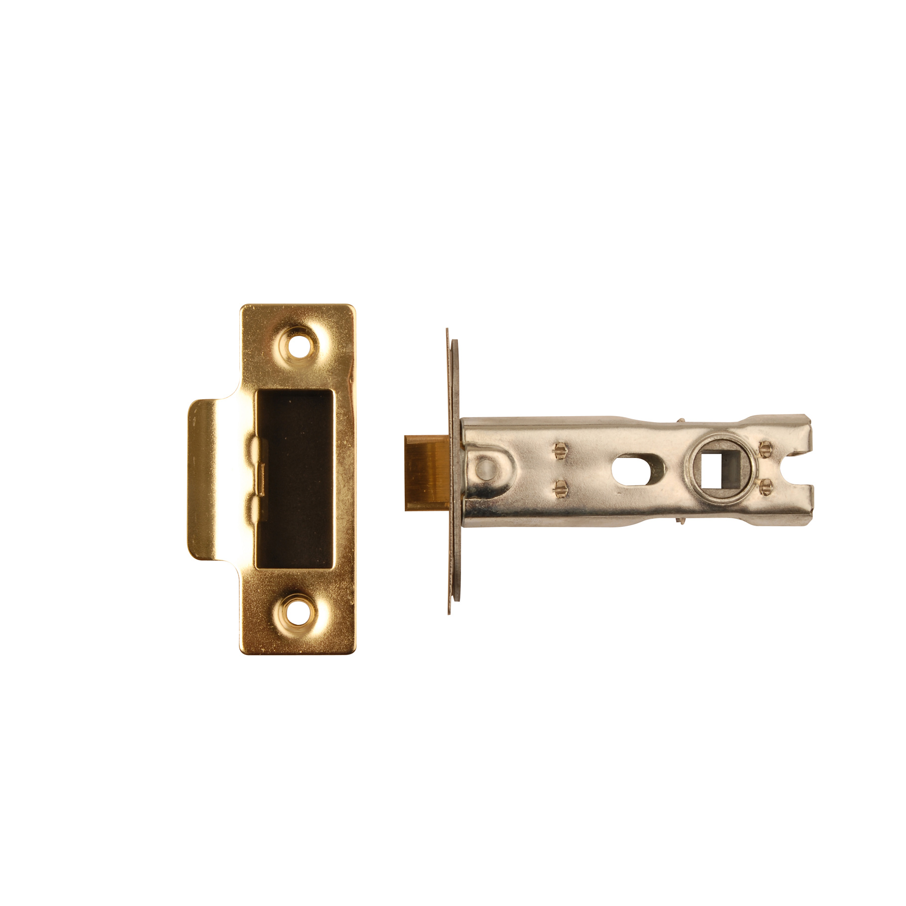 MORTICE LATCH 76MM POLISHED BRASS (BOLT THROUGH FIXING) (CLAM) REF DH007169 DALE
