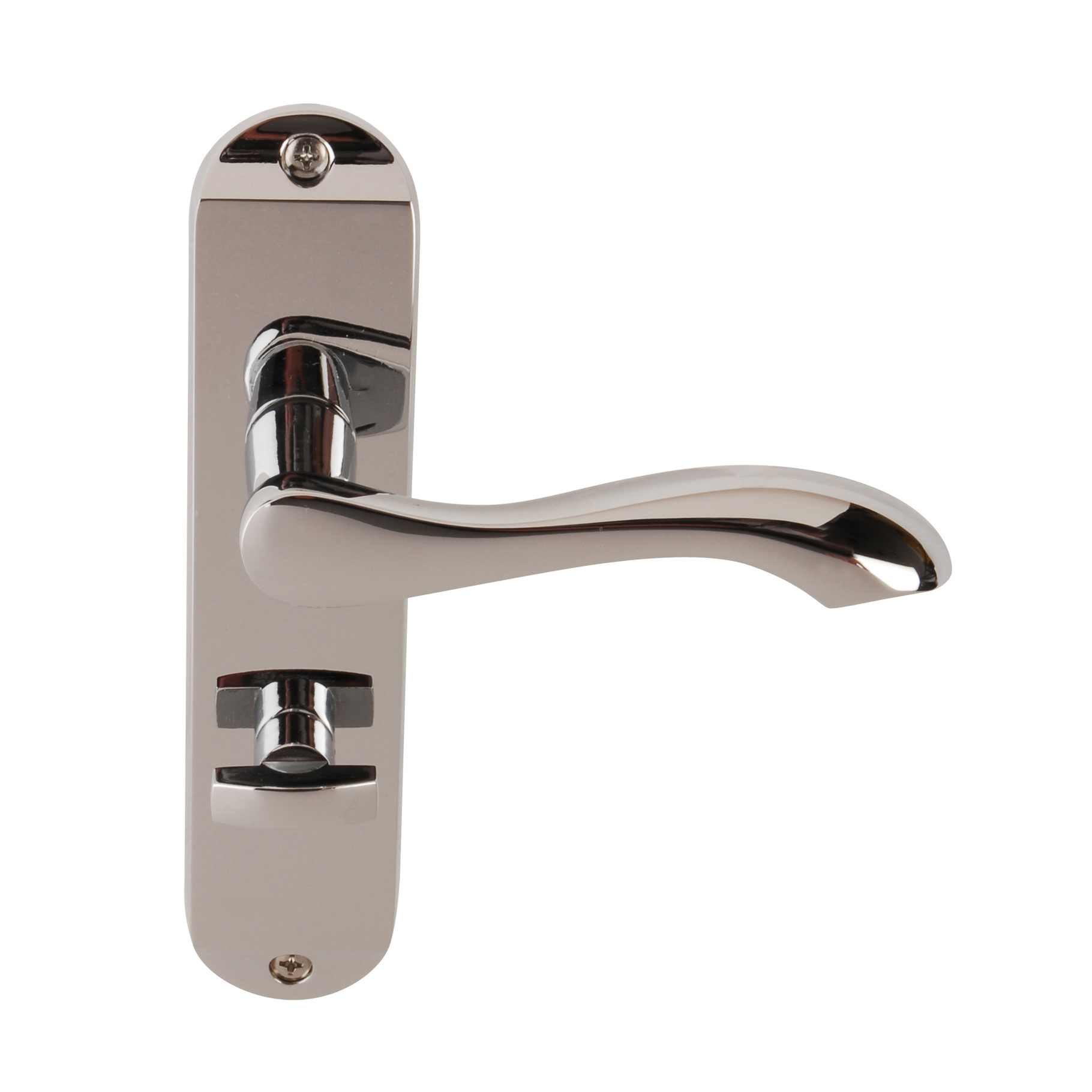 DOOR HANDLES BATHROOM STRETTON CLAM POLISHED CHROME PLATED REF DH058942 DALE