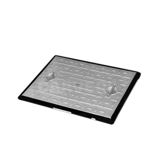 MANHOLE COVER AND FRAME GALVANISED 5TONNE DOUBLE SEAL 4SCREW 600X450MM PC6BG3
