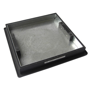 MANHOLE COVER 300X300 SEALED AND LOCKING TRAY T1G3 COVER/ FRAME 5T SCREEDING TYPE