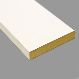 MDF ARCHITRAVE ROUND-ONE-EDGE PRIMED 18X69MM 5.4M LENGTHS