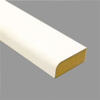 MDF ARCHITRAVE ROUND-ONE-EDGE PRIMED 18X44MM 5.4M LENGTHS