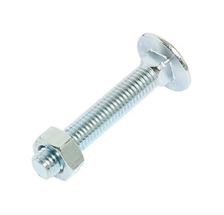 CARRIAGE BOLTZP AND NUT M10X220MM SOLD PER EACH