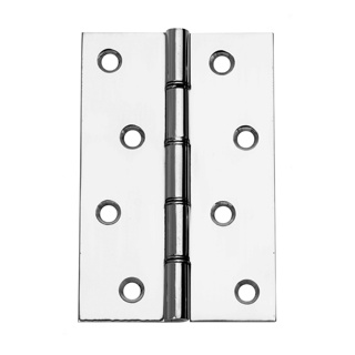 BUTT HINGE 76X51MM DOUBLE STEEL WASHERED POLISHED CHROME PLATED DH005431 DALE