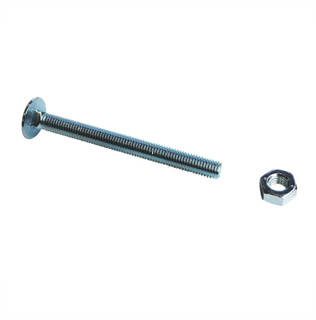 CARRIAGE BOLTZP AND NUT M12X100MM SOLD PER EACH