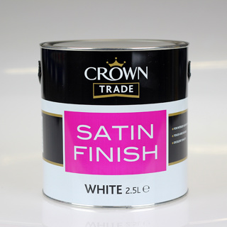CROWN TRADE PAINT SATIN WHITE 2.5L