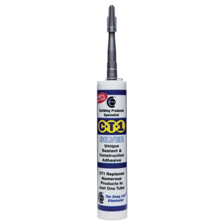CT1 SILVER  UNIQUE SEALANT AND CONSTRUCTION ADHESIVE 