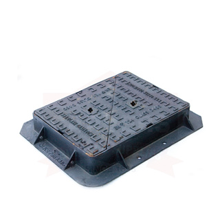 MANHOLE COVER AND FRAME DUCTILE IRON D400 900X600 EN124-2KM 583718