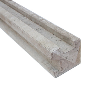 CONCRETE POST CORNER PANEL WET CAST SLOTTED 2.36M (7FT9IN) MAYBE SUBJECT TO HAIRLINE CRACKS PSTC2325