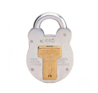 HENRY SQUIRE 51MM OLD ENGLISH PADLOCK (GALVANISED) NO 440