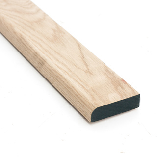 SOLID OAK SKIRTING 20MM X 70MM BULLNOSE UNFINISHED 