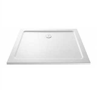 SHOWER TRAY 900X900X45MM SQUARE KRS0909L LOW PROFILE NO WASTE