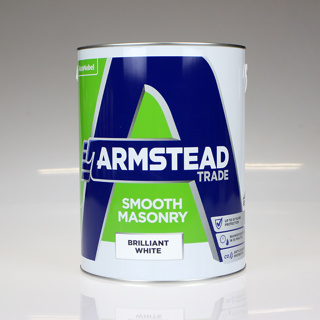 ARMSTEAD TRADE PAINT SMOOTH MASONRY BRILLIANT WHITE 5L