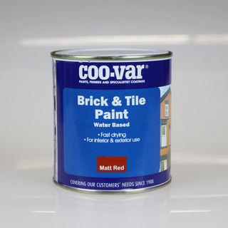 COOVAR PAINT BRICK AND TILE RED 500ML 348/W463/65/C