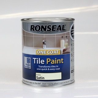 RONSEAL TILE PAINT ONE COAT IVORY 750ML 36211