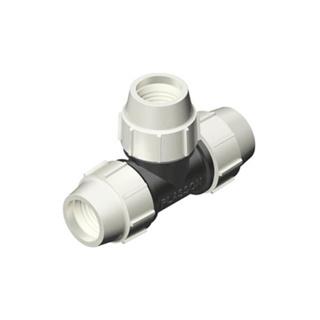 PLASSON WATER FITTING FOR MDPE 90 DEGREE TEE 32X32X32 7040EEE