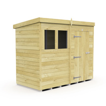 4FT X 8FT PENT SHED  