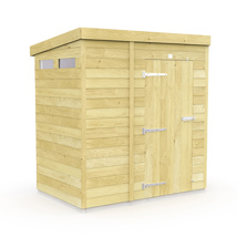 5 X 4 SECURITY PENT SHED 