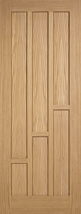 78X27X44MM OAK COVENTRY 6 PANEL PREFINISHED  FD30 