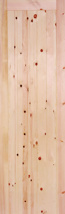 78x24 REDWOOD FRAMED LEDGED & BRACED DOOR 