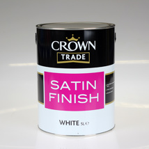 CROWN TRADE PAINT SATIN WHITE 5L 5074313