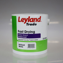 LEYLAND PAINT FAST DRY UNDERCOAT B/WHITE 750ML