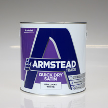 ARMSTEAD TRADE PAINT QUICK DRY SATIN WHITE 2.5L 