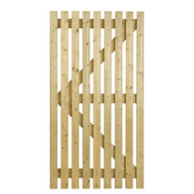 SLATTED GATE ORCHARD FLAT TREATED GREEN  0.915MX1.75M HIGH ORC3F