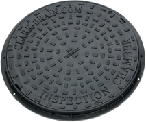 UNDERGROUND 450MM PLASTIC COVER AND FRAME ROUND CD452/60
