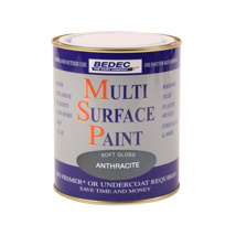 BEDEC MULTI SURFACE PAINT ANTHRACITE GLOSS 750ML 