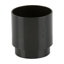 BLACK 68MM DOWNPIPE CONNECTOR BR206B ROUND