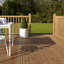 2.4M X 2.4MTR DECKING KIT TURNED SPINDLES AND TURNED NEWELS INC FIXING PACK