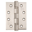 BUTT HINGE BALL BEARING 4IN SATIN CHROME PLATED 1 PAIR DALE HARDWARE