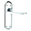 DOOR HANDLES LATCH CALVER POLISHED CHROME PLATED (CLAM) REF DH008267 DALE 